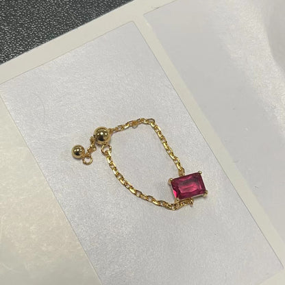 Creative Adjustable Finger Chain Ring Design (MOQ 20)