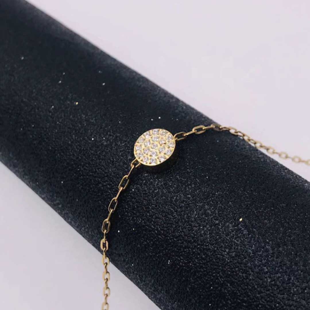Colar Sol Dourado em Aço Inoxidável