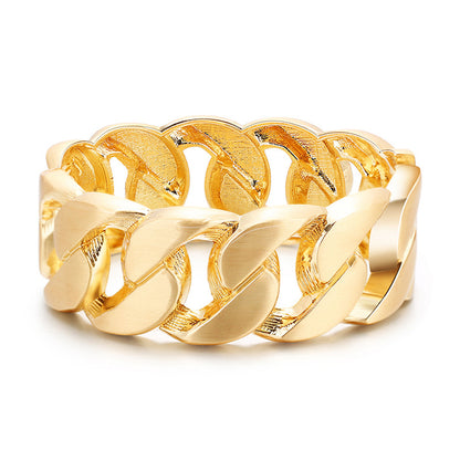 Klassisches gedrehtes Kettenarmband aus Metalllegierung für Paare