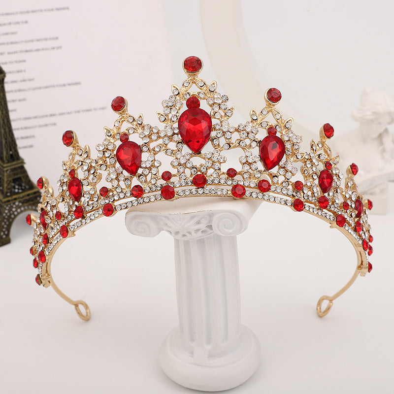 Silver Crystal Bridal Hair Tiara and Veil Accessories