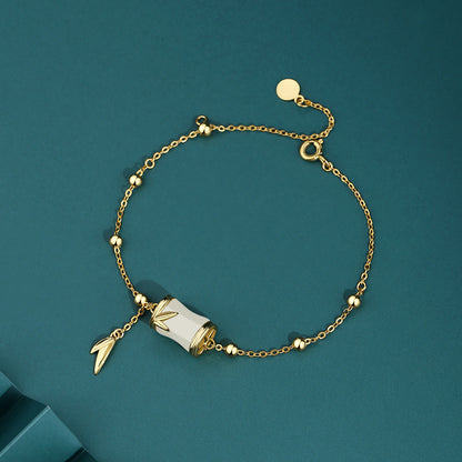 Bracelet et collier en argent sterling S925 avec tianyuzhu naturel
