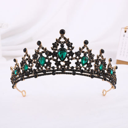 Silver Crystal Bridal Hair Tiara and Veil Accessories