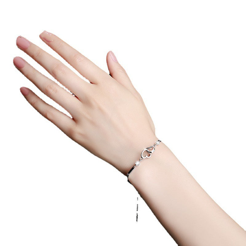 Koreanisch-japanisches minimalistisches Herz-Armband-Schmuckstück
